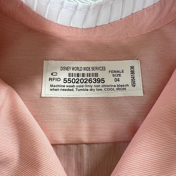 Disney World Parks World Wide Services Housekeeping Vintage Female Uniform Sz 04 - Picture 3 of 7